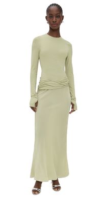 SIR. Milesi Twist Gown Moss 4