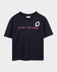 Girl's Jewel Applique Logo T-Shirt, Size 4-6
