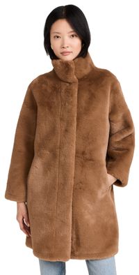 Apparis Blair Mid-Length Coat Camel XL