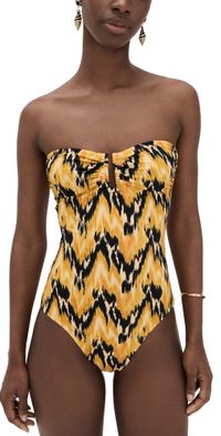 Ulla Johnson Monterey Strapless Maillot One Piece Solara L