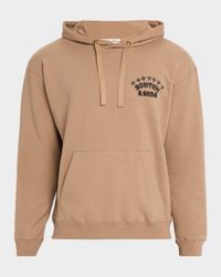 Men's Cross-Stitch Logo Cotton Hoodie