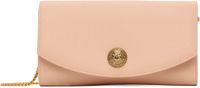 Balmain Pink Emblème Grained Calfskin Bag