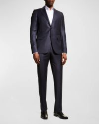 Men's Wool Tic-Weave Suit