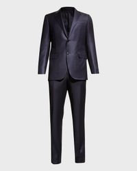 Men's Wool Tic-Weave Suit