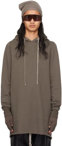 Rick Owens DRKSHDW Pull à capuche gris