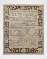 Eleanor Gray Hand-Knotted Rug, 12' x 15'