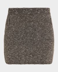 Stella Bouclé Tweed Mini Skirt