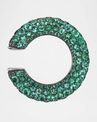 Jungle Emerald Ear Cuff, Single