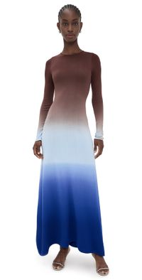 Solid & Striped The Dora Dress Twilight/Raisin Brown XS