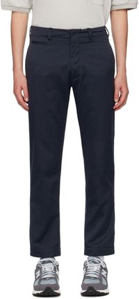 nanamica Navy Straight-Leg Trousers