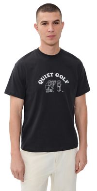 Quiet Golf Crew T-Shirt Black L