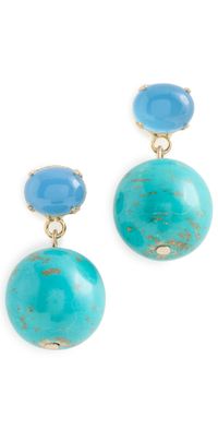 Jennifer Behr Everly Earrings Turquoise One Size