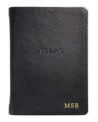 The Traveler's Atlas Leather Bound Book, Personalized