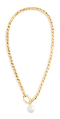 SHASHI Bhodi Necklace Gold/Pearl One Size