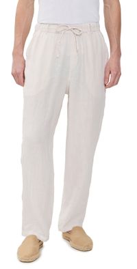 Bather Pearl Linen Leisure Pants Natural XXL