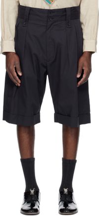 Engineered Garments Navy Gurkha Shorts