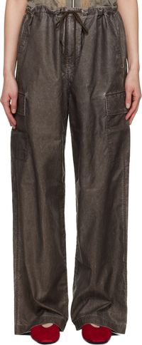 OUR LEGACY Brown Way Trousers