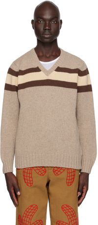 Bode Beige Brewster Sweater