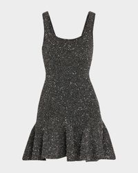 Sarajane Sequined Stretch Knit Mini Dress