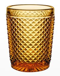 Bicos Amber Lowball Glass