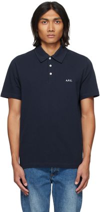 A.P.C. Polo Austin bleu marine