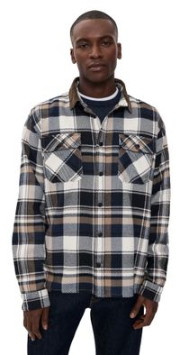 Barbour Grasmoor Relaxed Checked Shirt Navy S