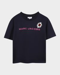 Girl's Jewel Applique Logo T-Shirt, Size 8-14