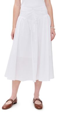 Peachy Den Deba Porcelain Midi Skirt Porcelain M