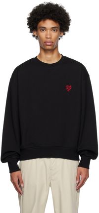 Andersson Bell Black Embroidered Sweatshirt