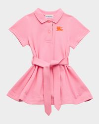 Girl's Astrid Cotton Pique Polo Dress, Size 6M-2