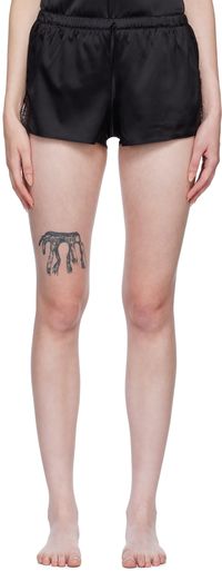 Agent Provocateur Black Gisele Shorts