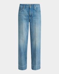 Straight Leg Denim Pants