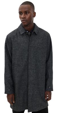 Barbour Barbour Lorden Wool Overcoat Charcoal S