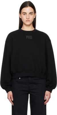 alexanderwang.t Black Puff Logo Sweatshirt