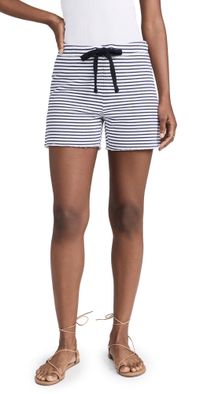 Frank & Eileen Pearl Favorite Sweatshorts White w/ British Royal Navy M