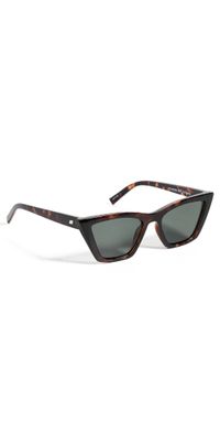 Le Specs Velodrome Sunglasses Dark Tort Khaki Mono Polarized One Size