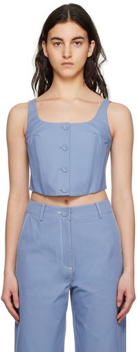 Anna Quan Débardeur Mae bleu