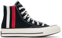 Converse Baskets montantes Chuck 70 noires à rayures rétro