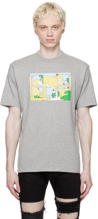 UNDERCOVER Gray Printed T-Shirt