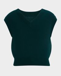 Ribbed Cashmere Vest