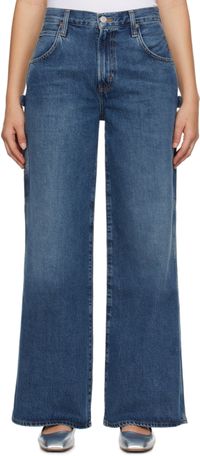AGOLDE Jean Magda bleu