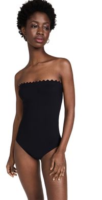 Karla Colletto Inés Bandeau One Piece Black 12