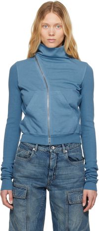Rick Owens DRKSHDW Blue Hollywood Mountain Sweatshirt