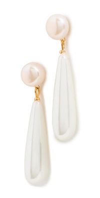SHASHI Linnea Pearl Earrings Pearl One Size