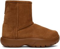 Bottega Veneta Brown Snap Ankle Boots