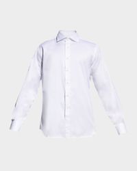 Men's Solid Twill Dress Shirt