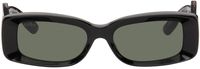 Gucci Lunettes de soleil rectangulaires noires