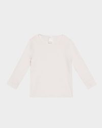 Ribbed 3/4-Sleeve Top