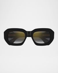 Acetate Rectangle Sunglasses