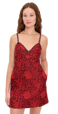 SALONI Boa B Dress Scarlet Rose/Emb 10
